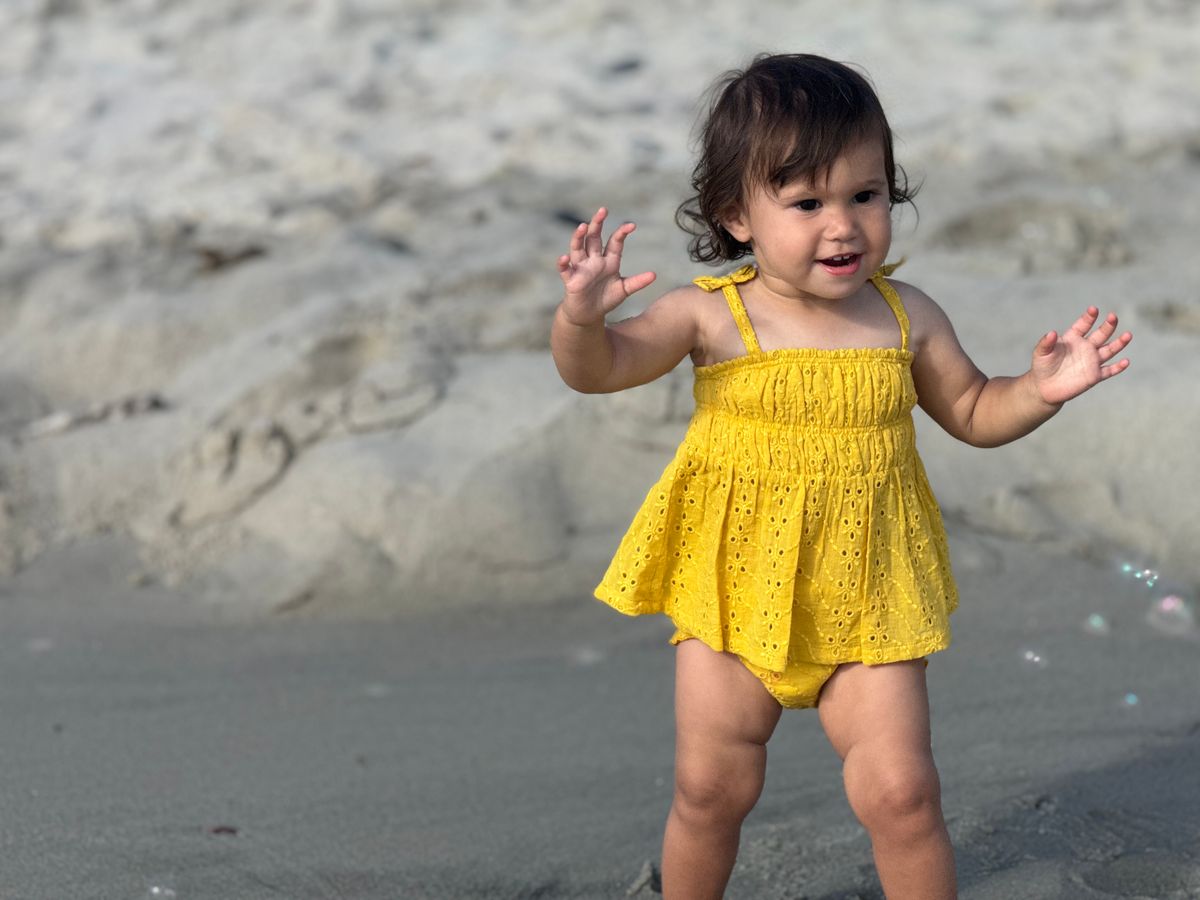 Vignette Cassidy Tank & Bloomer Set / Yellow Eyelet