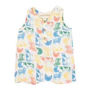Mabel + Honey Barnyard Babe Romper