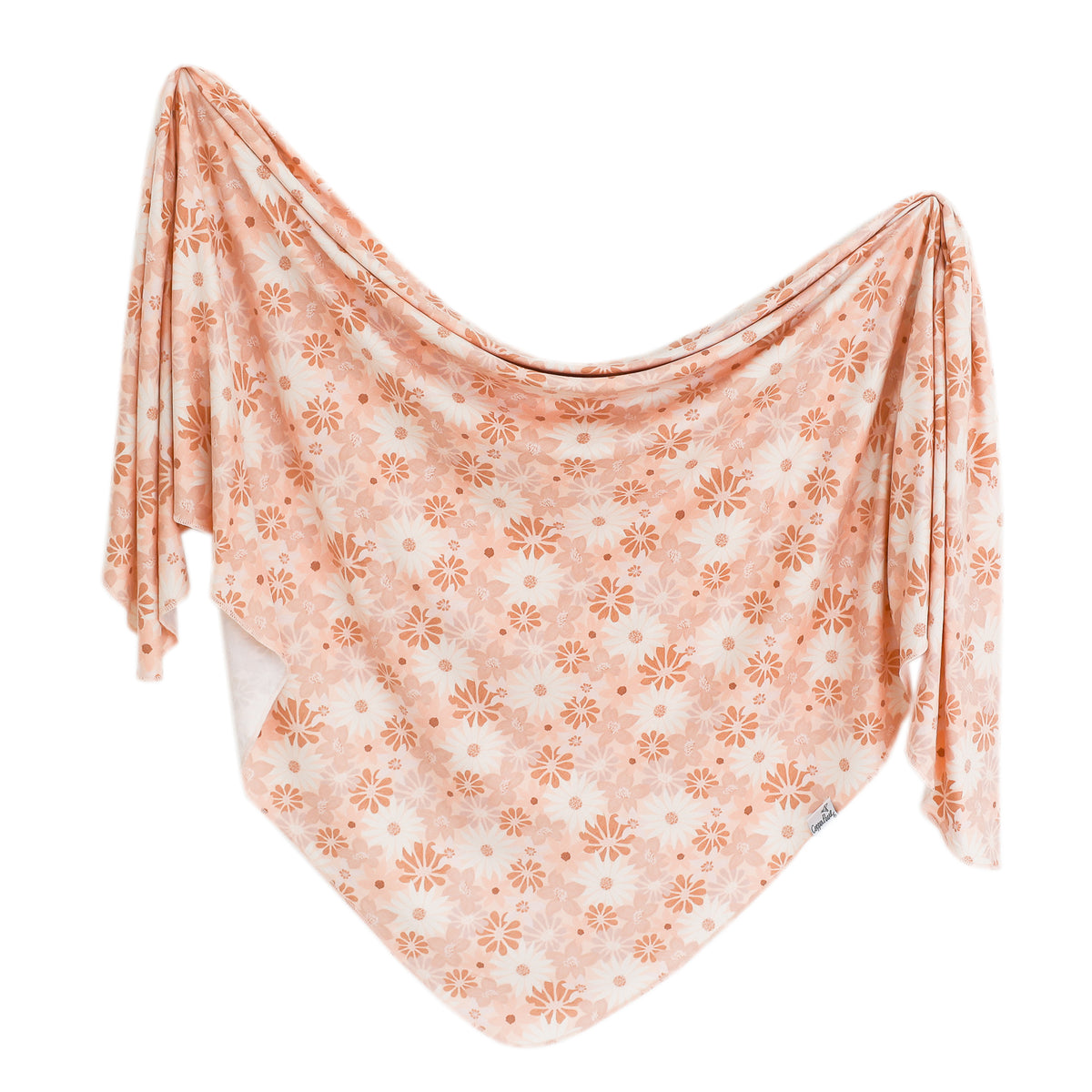 Copper Pearl Knit Swaddle Blanket / Penny