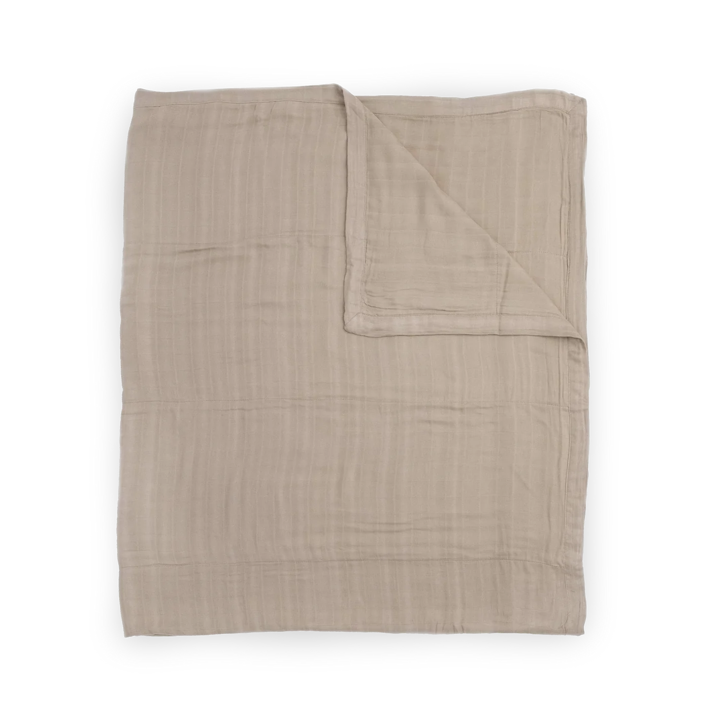 Little Unicorn Deluxe Muslin Quilted Throw (60"x72")  / Oatmeal