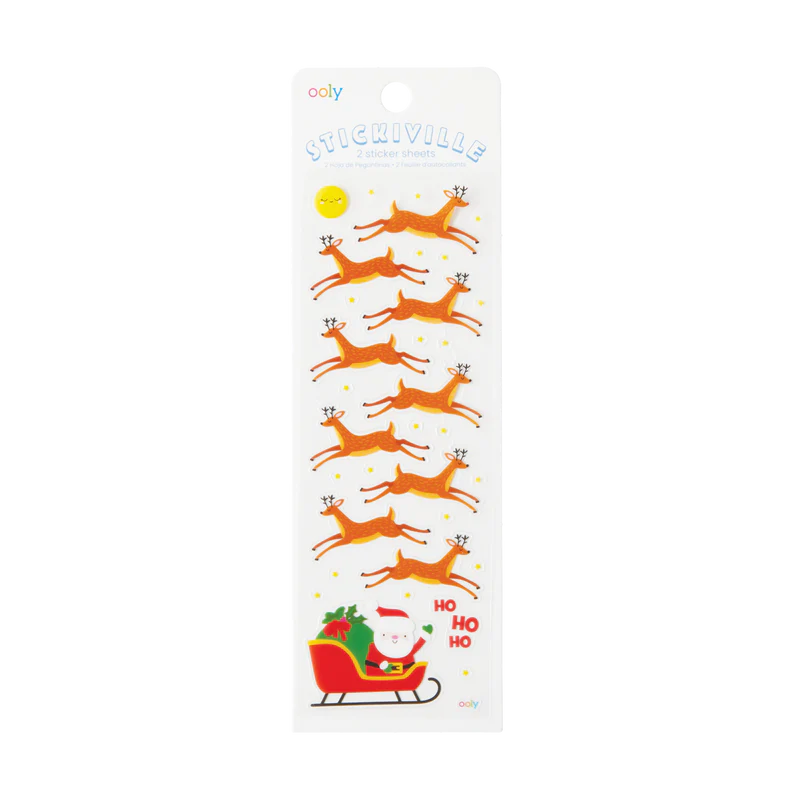 Ooly Stickiville Here Comes Santa Vinyl Stickers