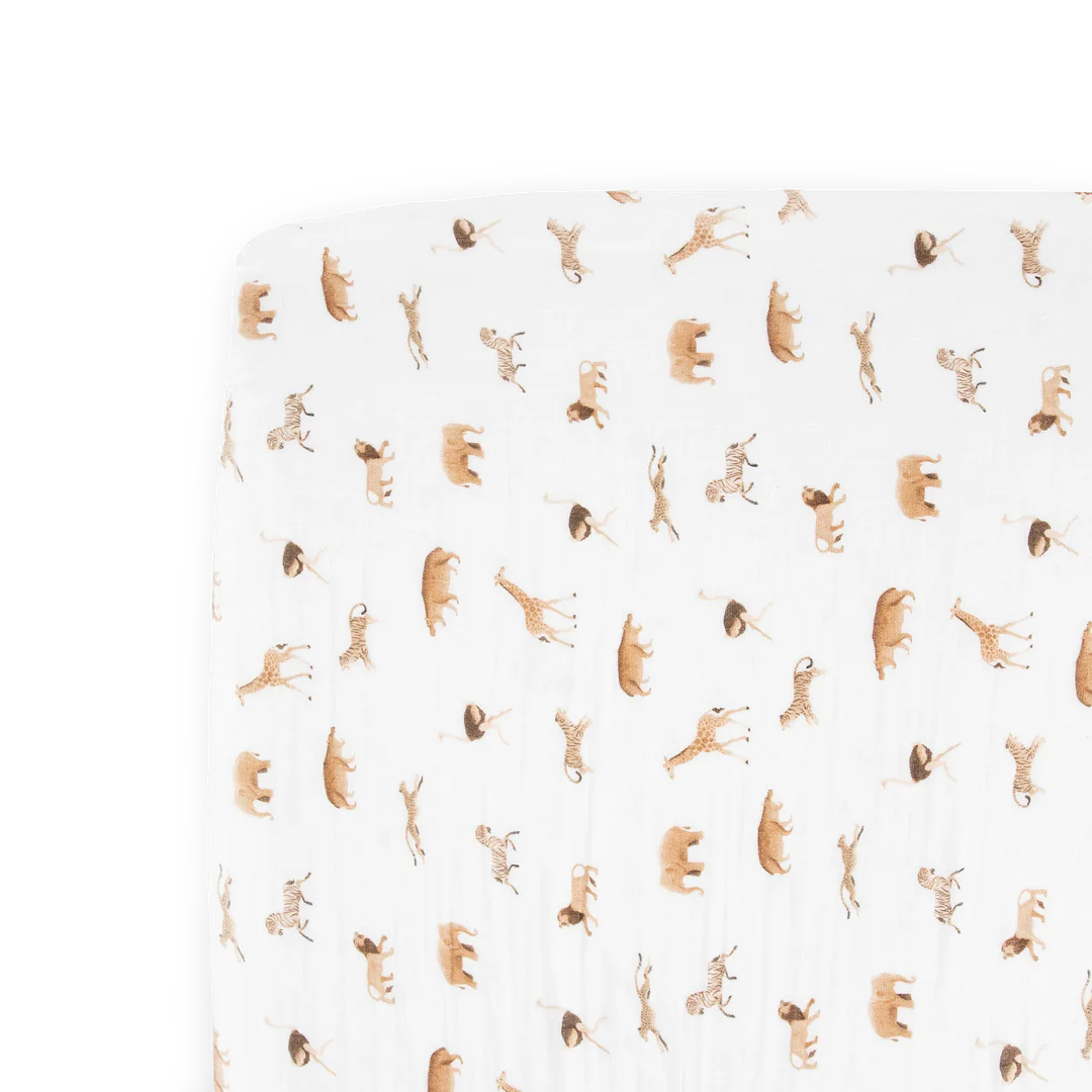 Little Unicorn Organic Cotton Music Crib Sheet