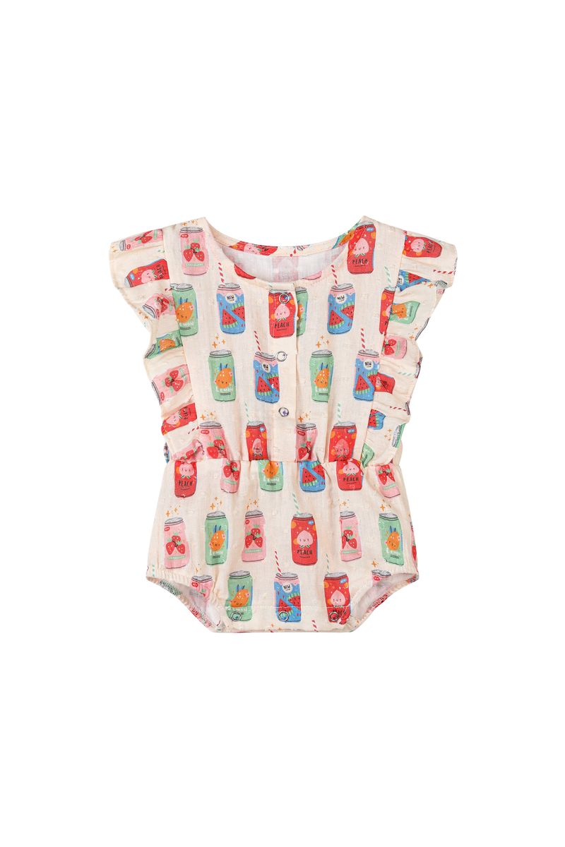 Vignette Megan Bubble Romper / Soda Pop