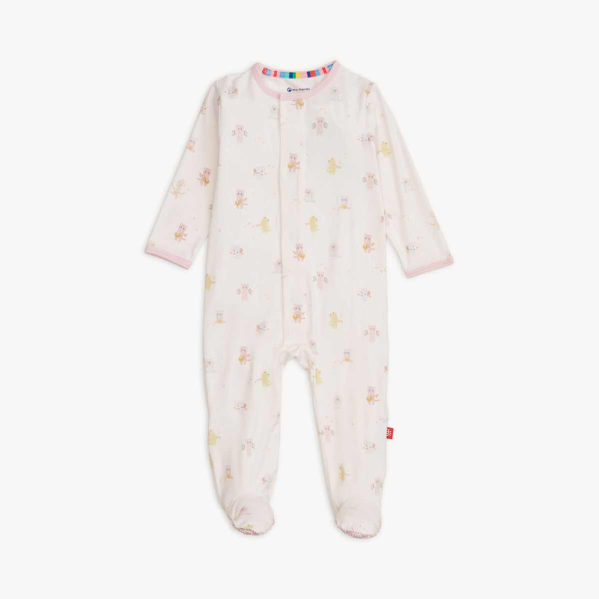 Magnetic Me Modal Magnetic Footie / Pink Baby Beats