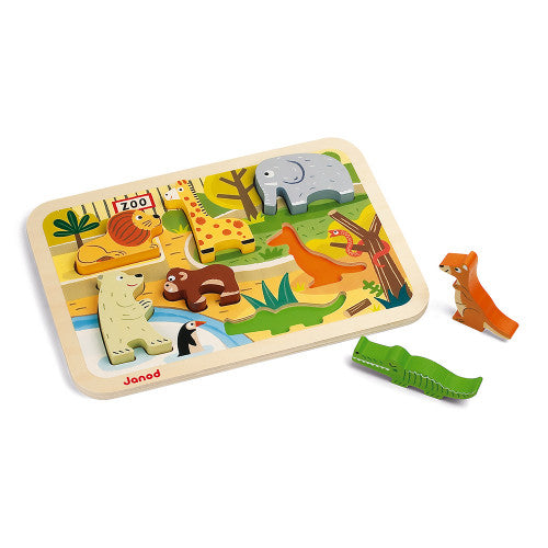 Janod Chunky Zoo Puzzle