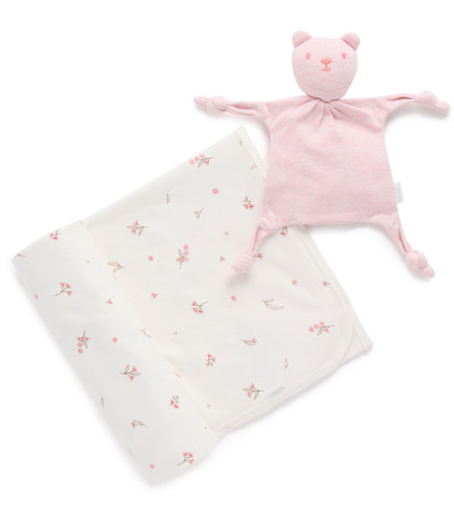 Purebaby Bunny Rug & Snookie Pack