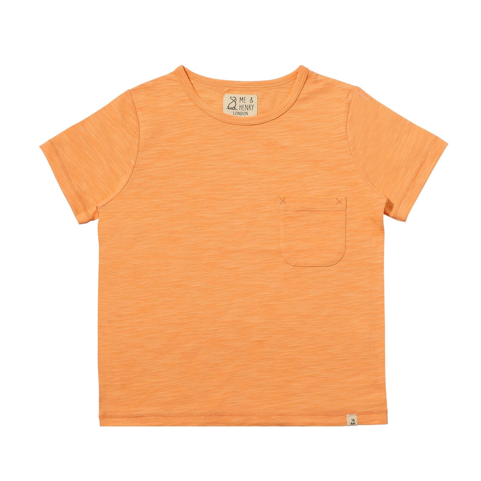 Me & Henry Josh Tee / Tangerine Slub