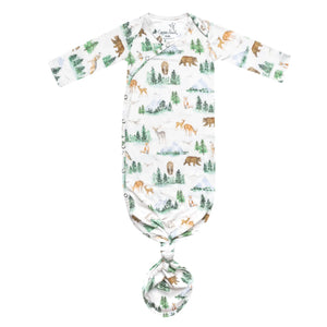 Copper Pearl Newborn Knotted Gown / Grayson