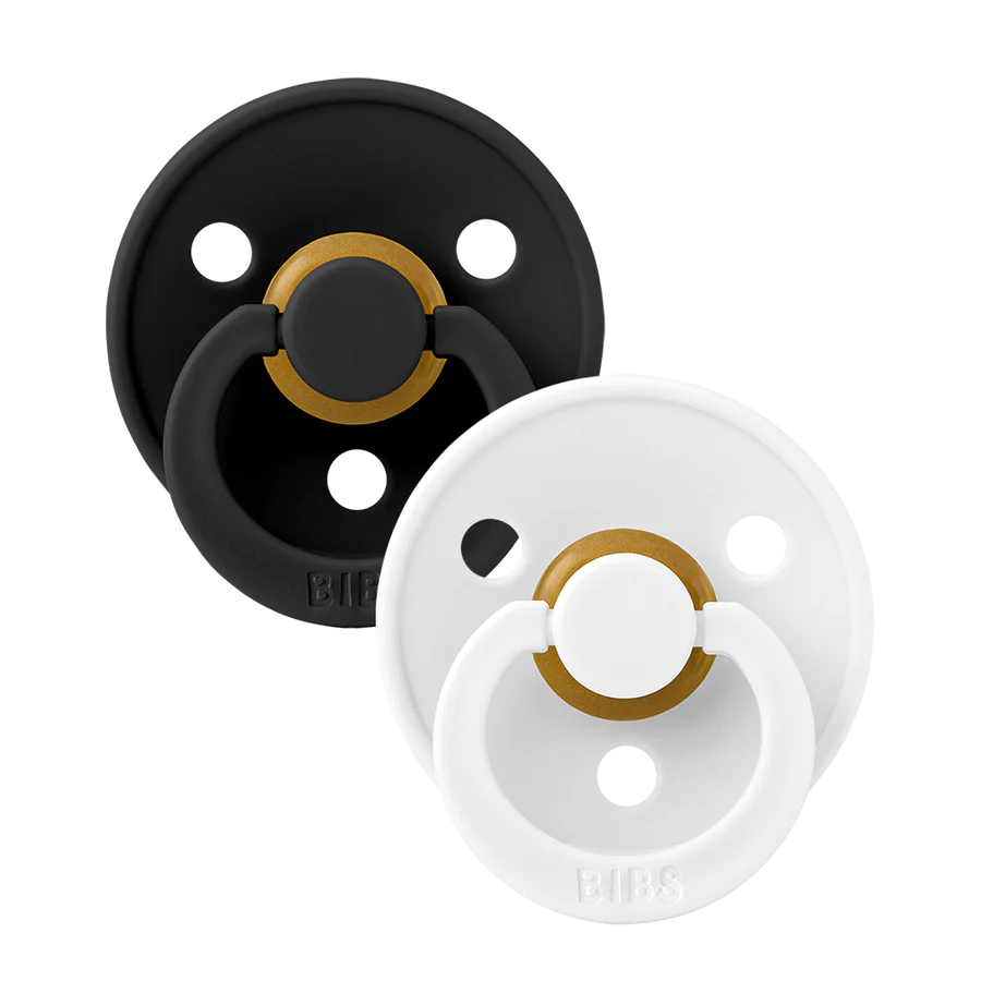 BIBS Round Pacifier 2-Pack / Size 1 (0-6 Months)