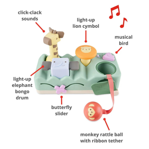 Skip Hop Geometric Wonders Musical Pounding Bench Baby Toy