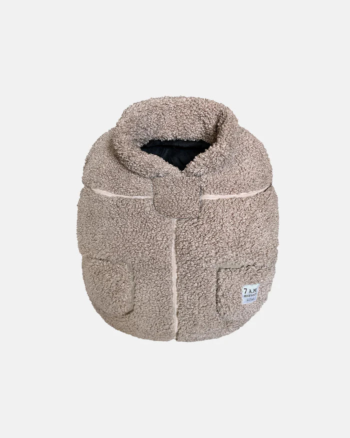 Car Seat Cocoon Teddy Cover