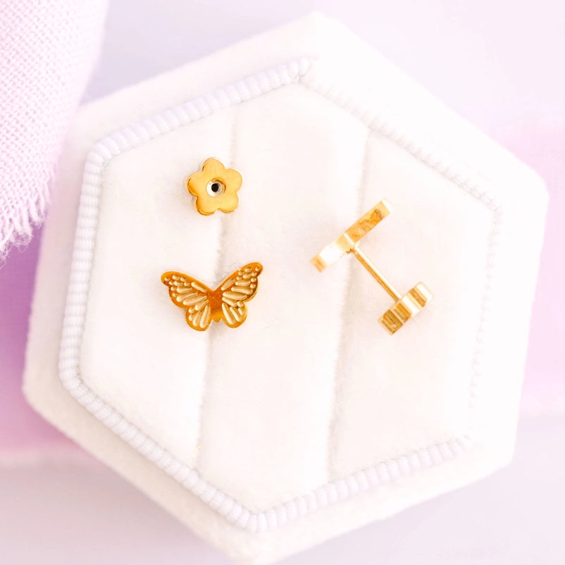 Pierced Classic Butterfly Earrings