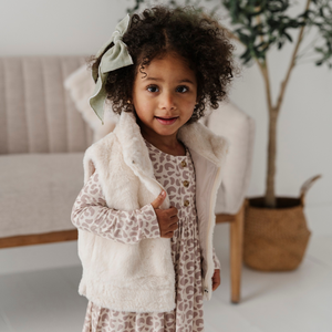 Babysprouts Fur Vest / Cream