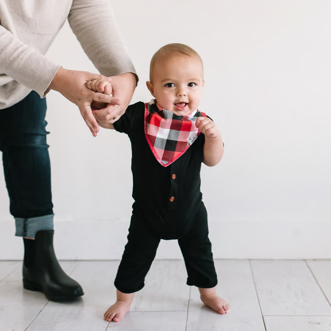 Copper Pearl Bandana Bibs / Lumberjack