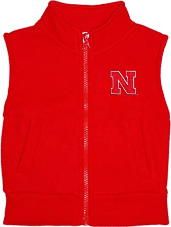 Nebraska Red Polar Fleece Vest