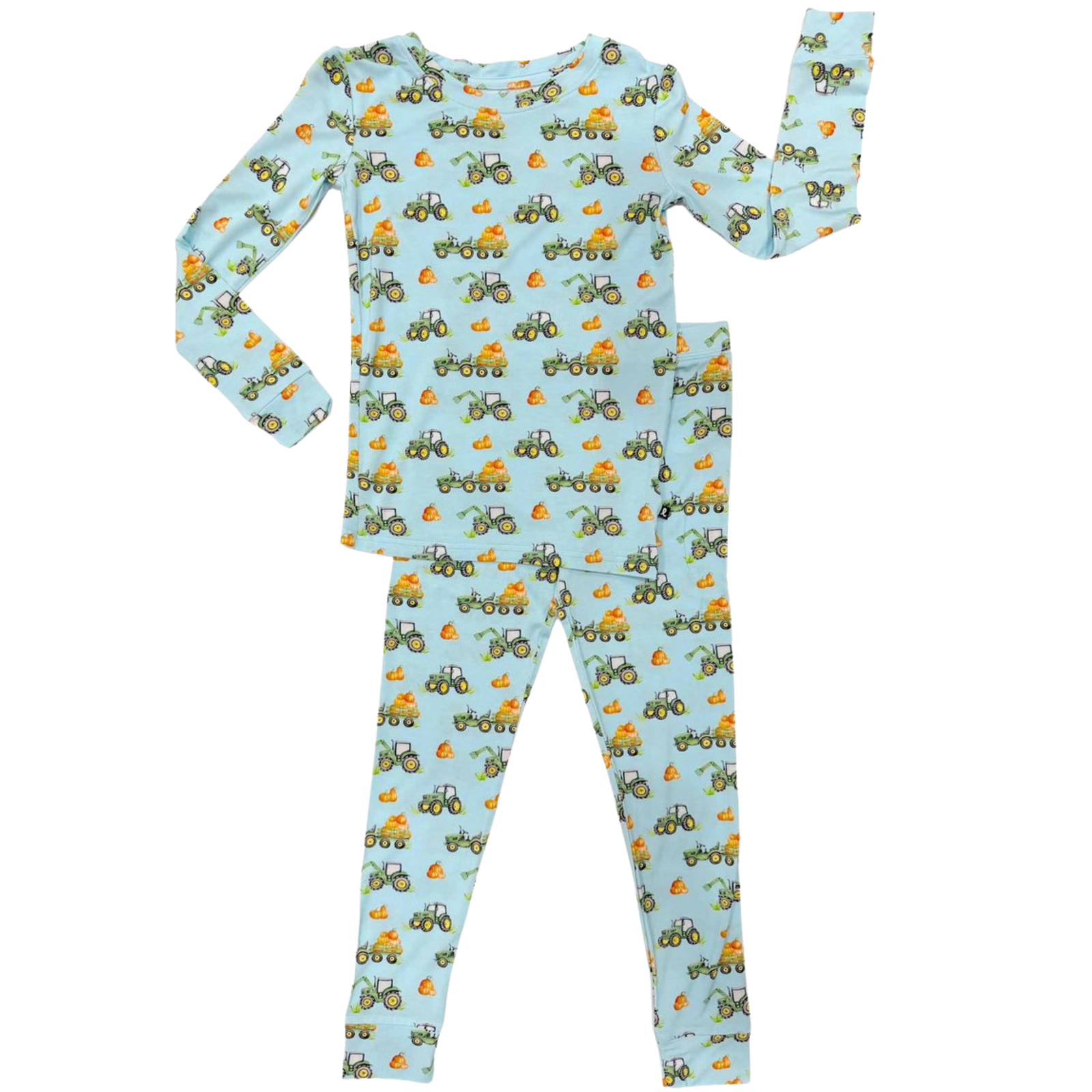 Lev Baby Toddler Lounge Set / Everett Tractors & Pumpkins