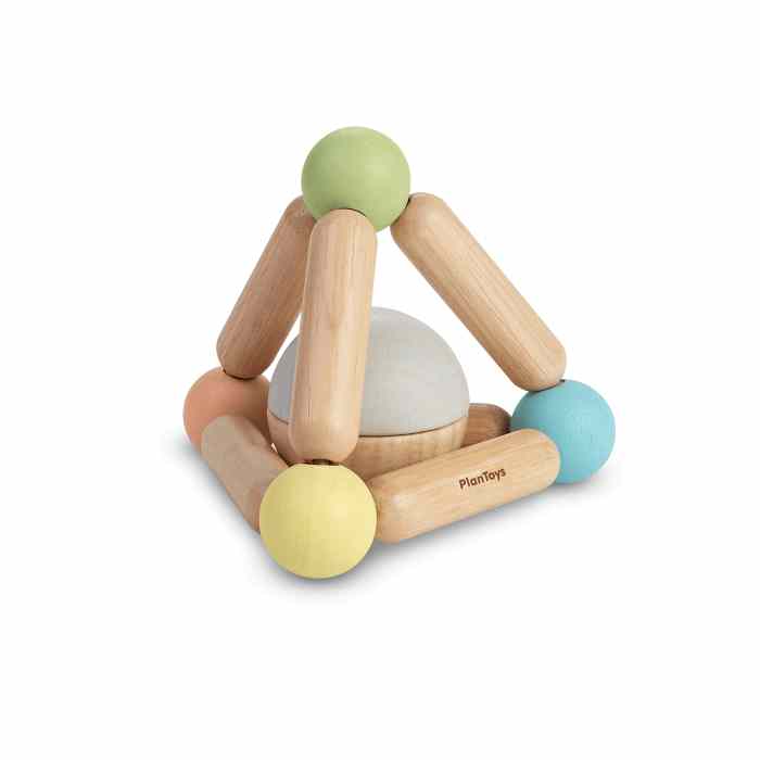 PlanToys Triangle Clutching Toy - Pastel