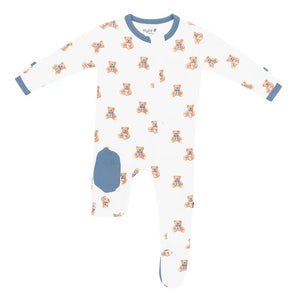 Kyte Baby Zippered Footie / Teddy Bear