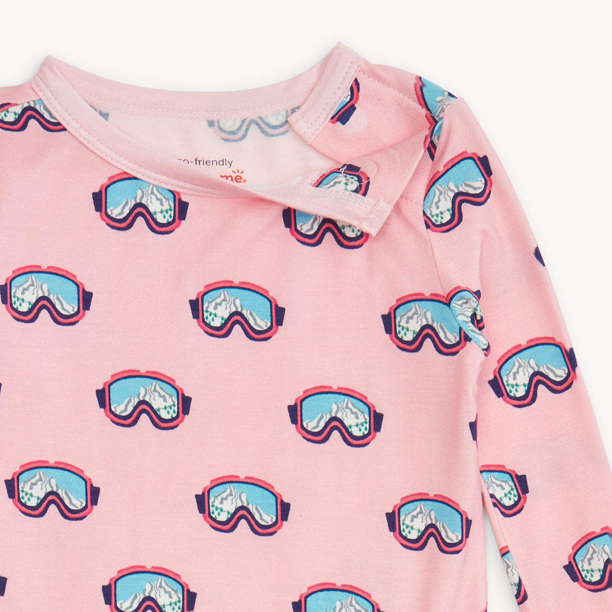 Magnetic Me Modal Long Sleeve Pajama Set / Pink Powder Playtime