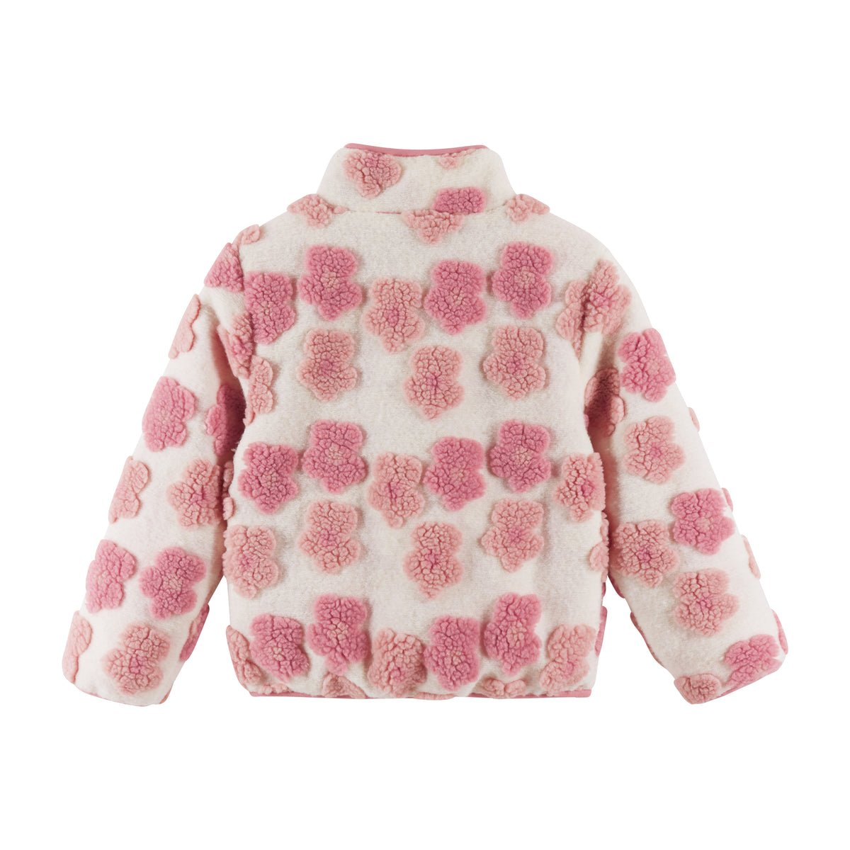 Pink Floral Sherpa Jacket