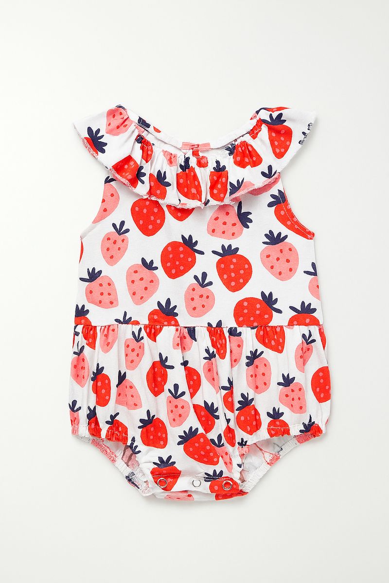 Vignette Taylor Bubble Romper / Strawberries