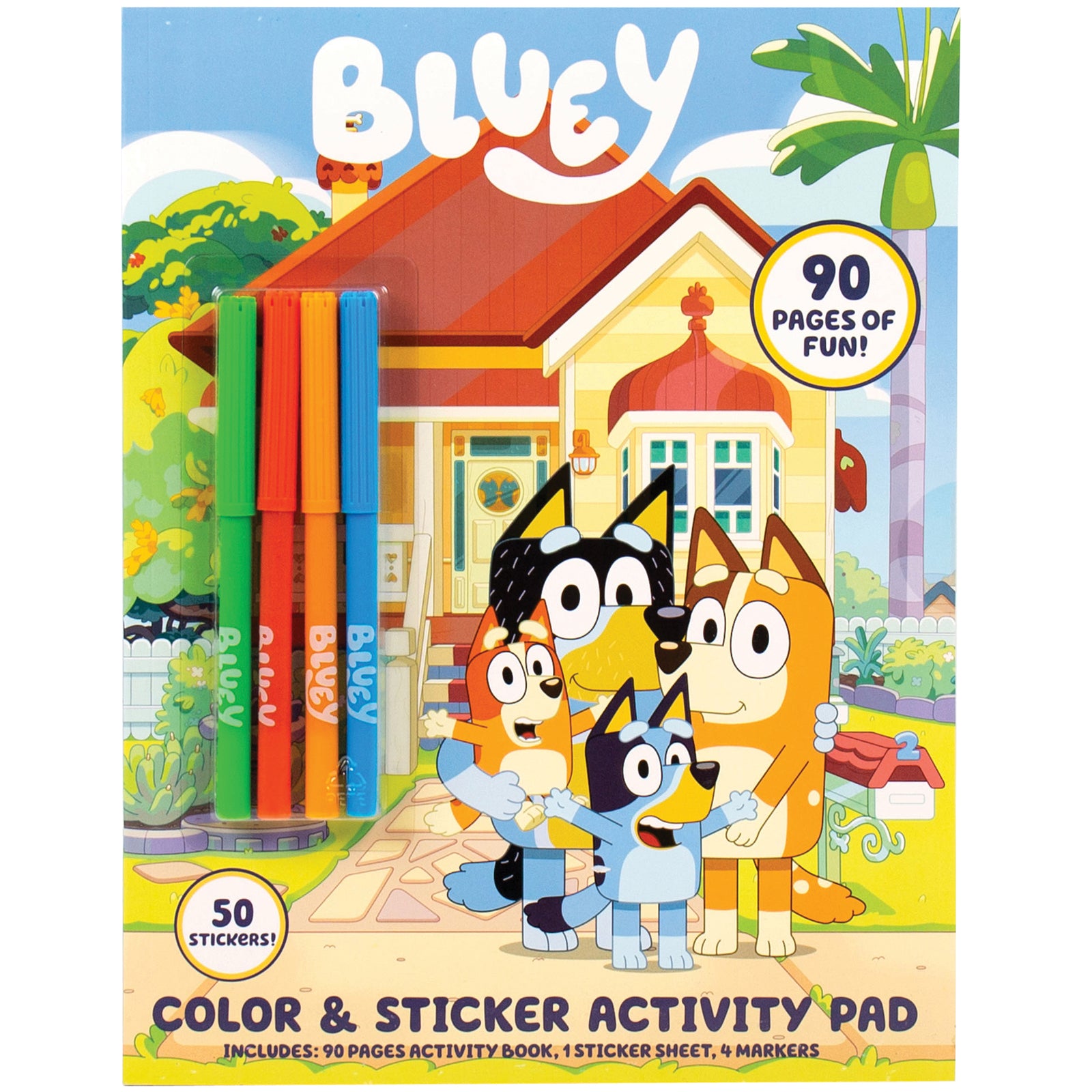 Bluey Color & Sticker Playset