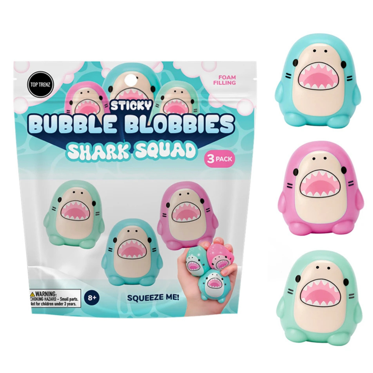 Sticky Bubble Blobbies Shark Squad
