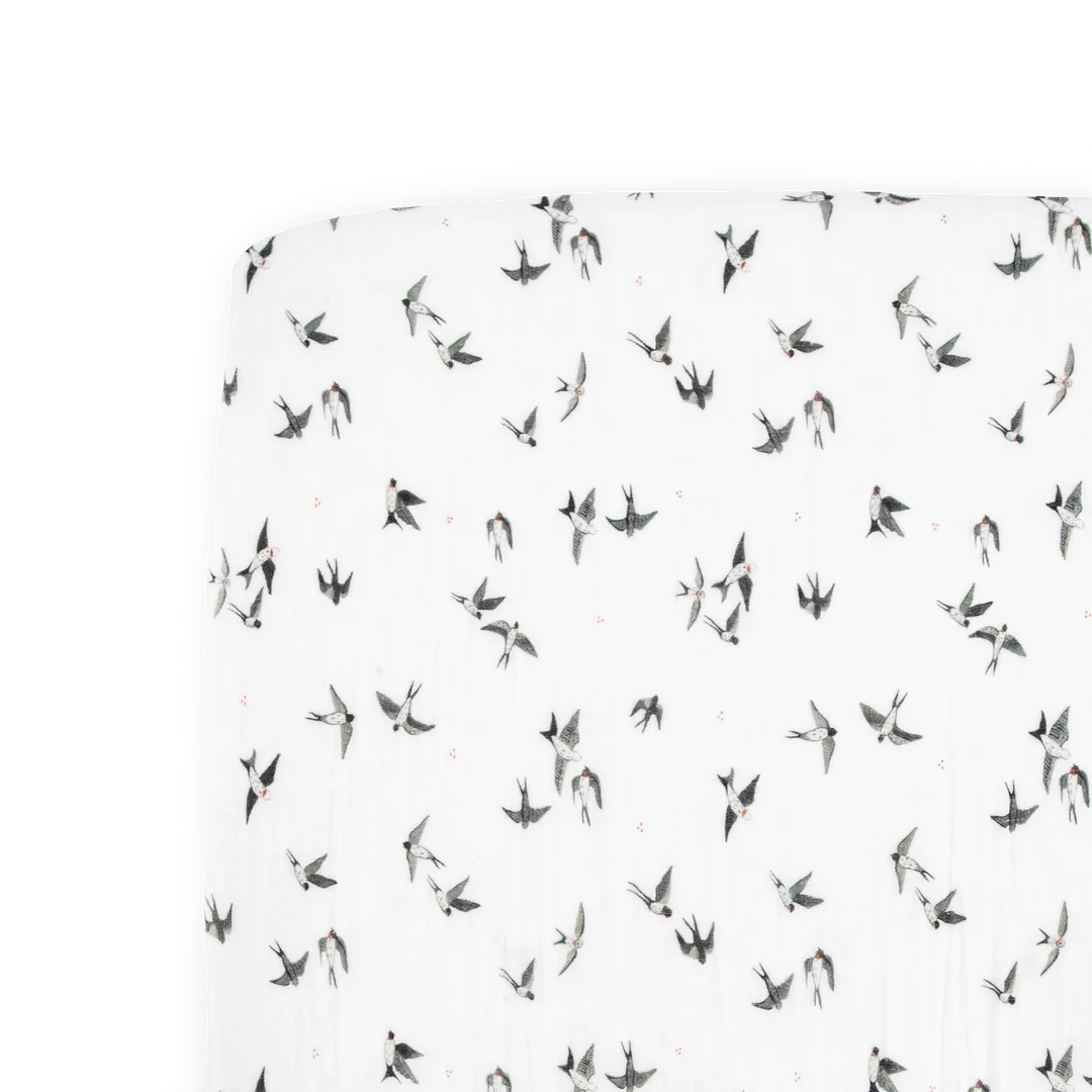 Little Unicorn Organic Cotton Music Crib Sheet