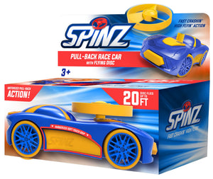 Spinz Pull Back Race Car with Flying Disk