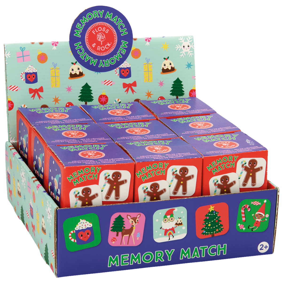 Floss & Rock Christmas Memory Match