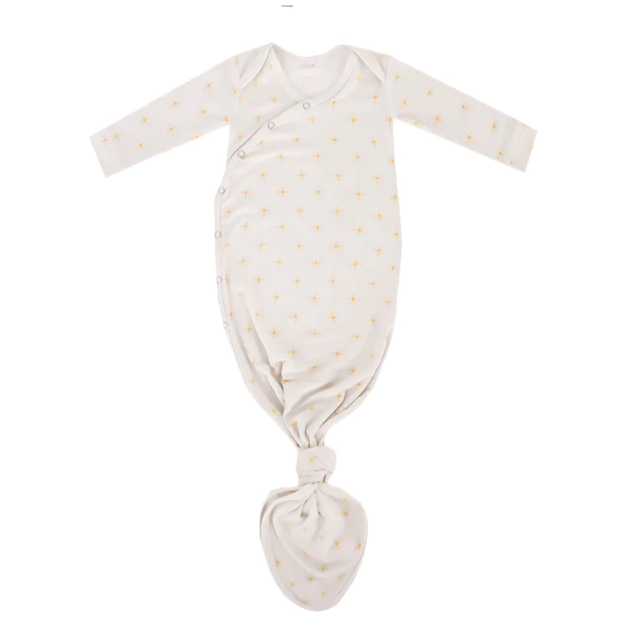 Copper Pearl Newborn Knotted Gown / Santa Fe