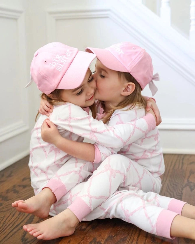Big Sister Baseball Hat with Bow