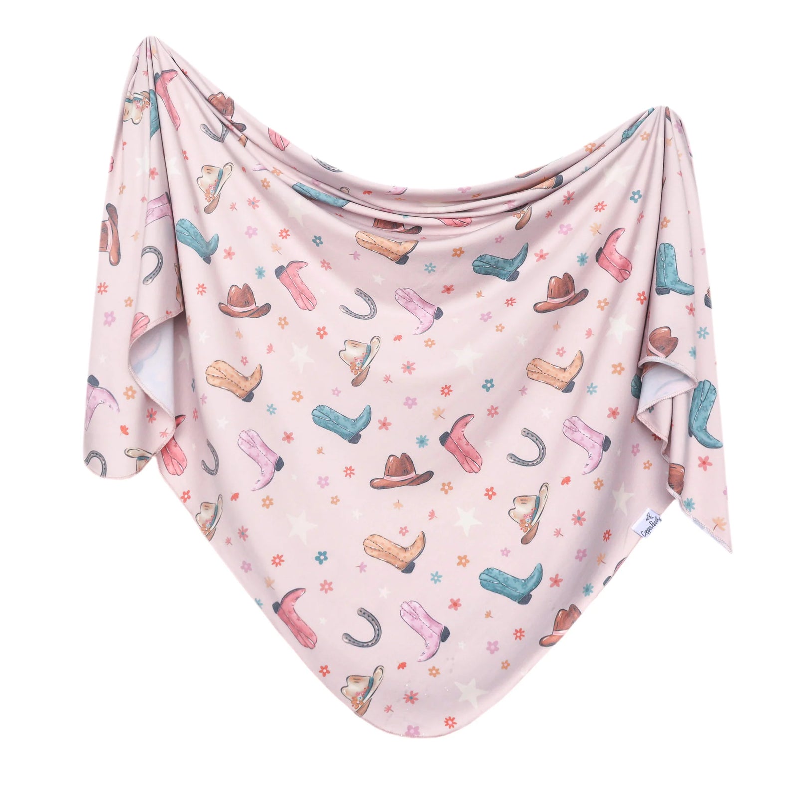 Copper Pearl Knit Swaddle Blanket / Cheyenne