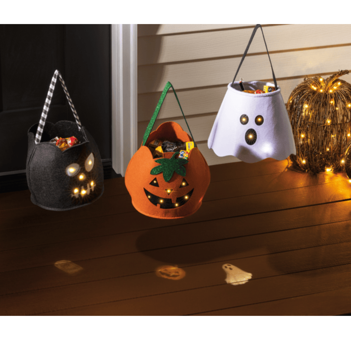 Halloween LED Treat Bucket