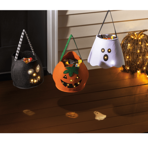 Halloween LED Treat Bucket