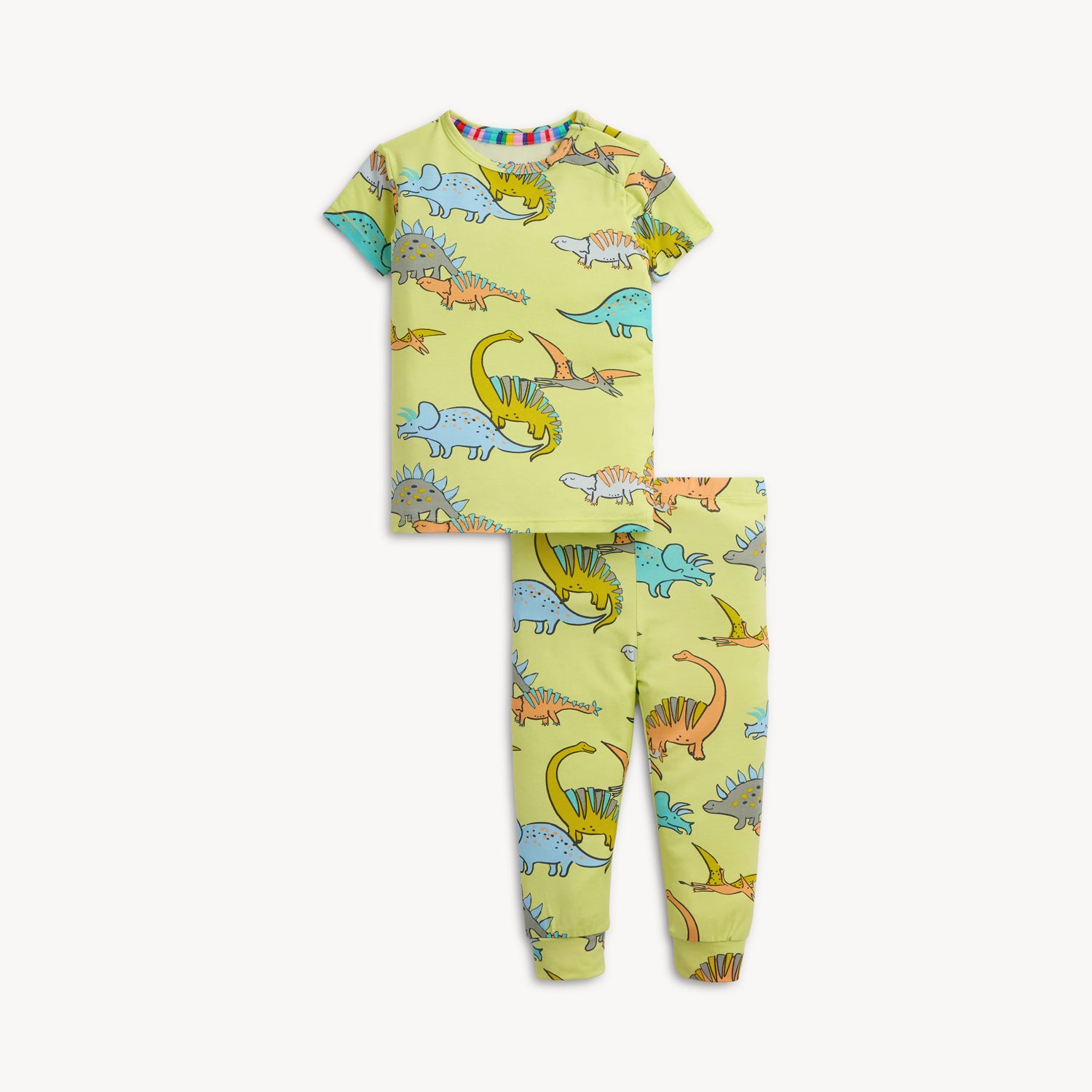 Magnetic Me Modal Magnetic Short Sleeve Pajama Set / Roar & Explore