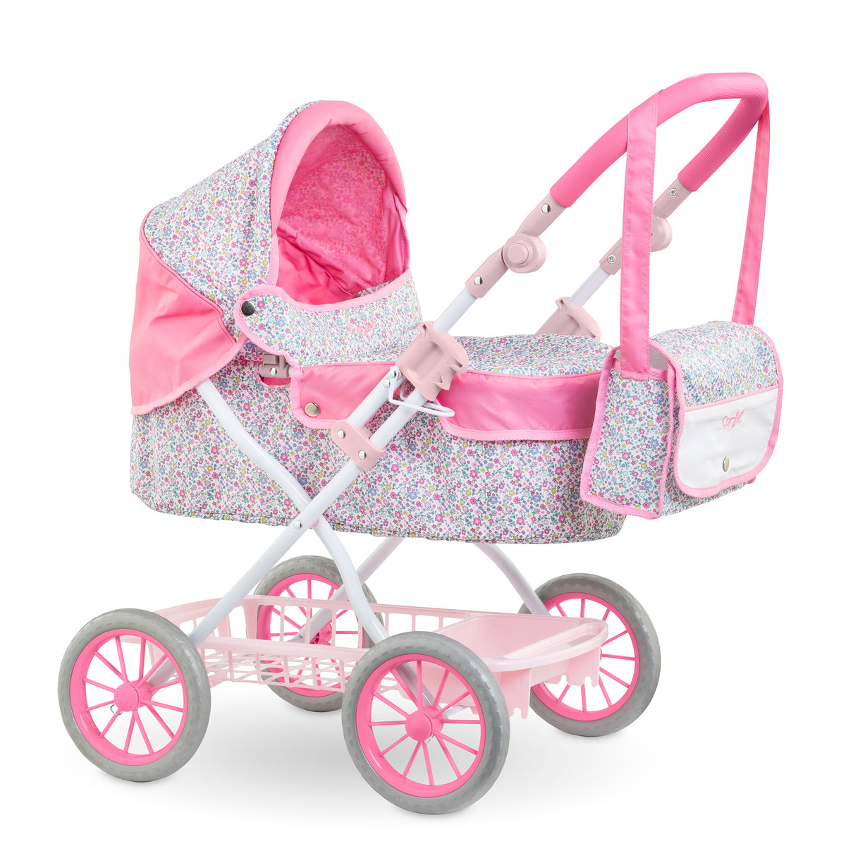 Corolle Baby Doll Carriage / Bright Pink Floral