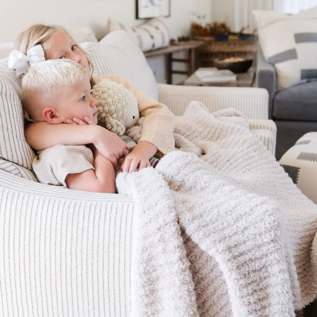 Saranoni Ribbed Bamboni Receiving Blanket (30"x40")