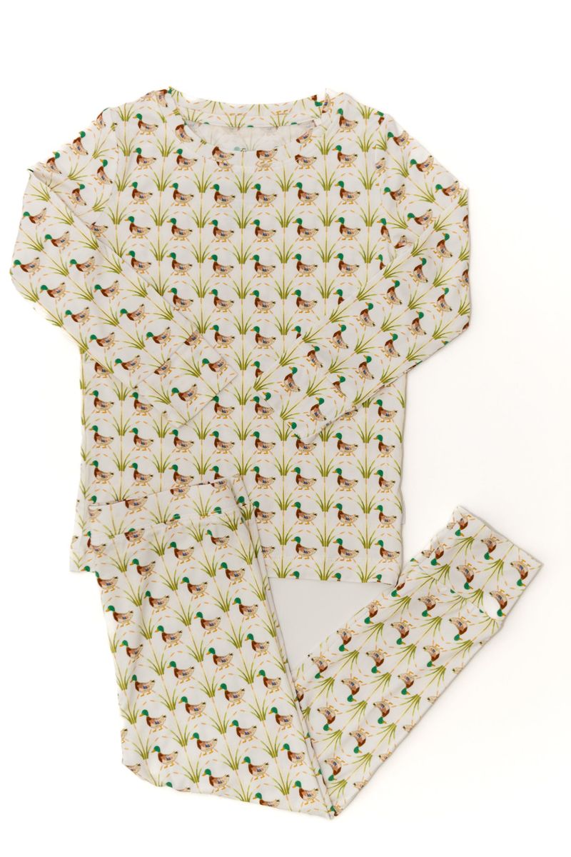 Long-Sleeve Pajama Set / Ducks