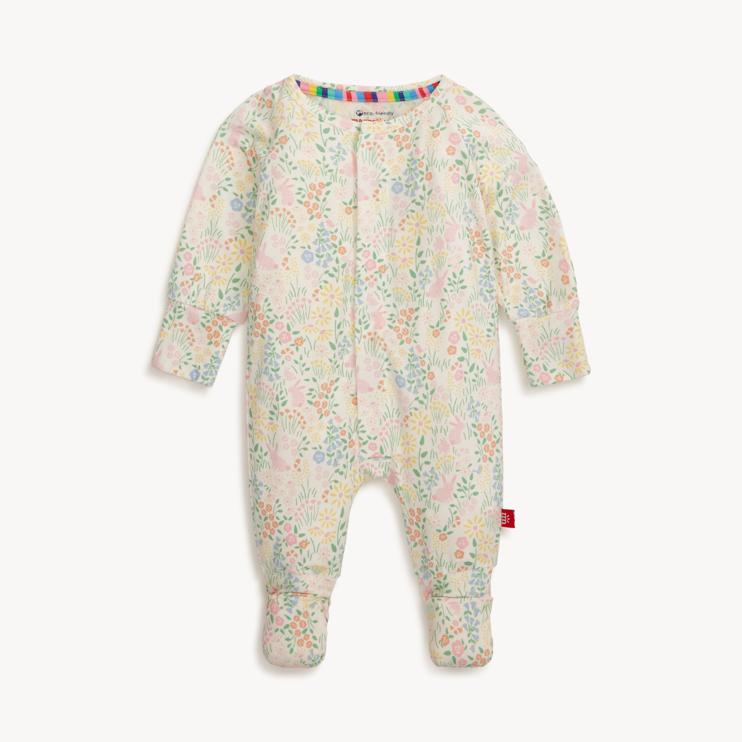 Magnetic Me Modal Convertible Coverall / Hoppy Garden