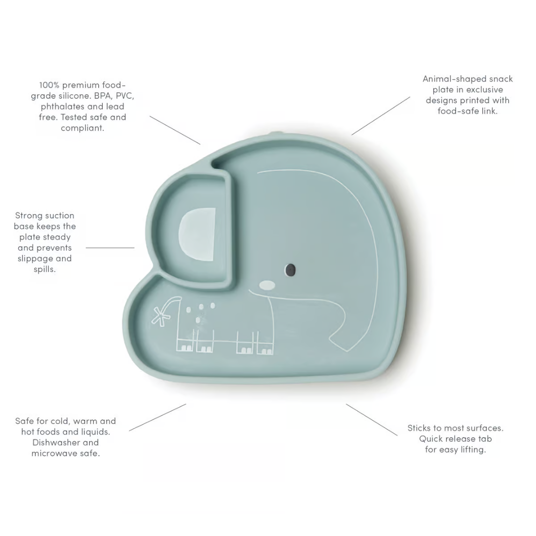 Silicone Born To Be Wild Silicone Snack Plate