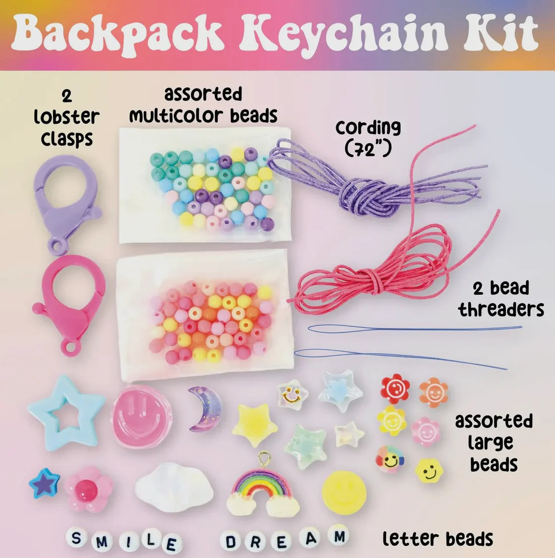 DIY Backpack Keychains Kit
