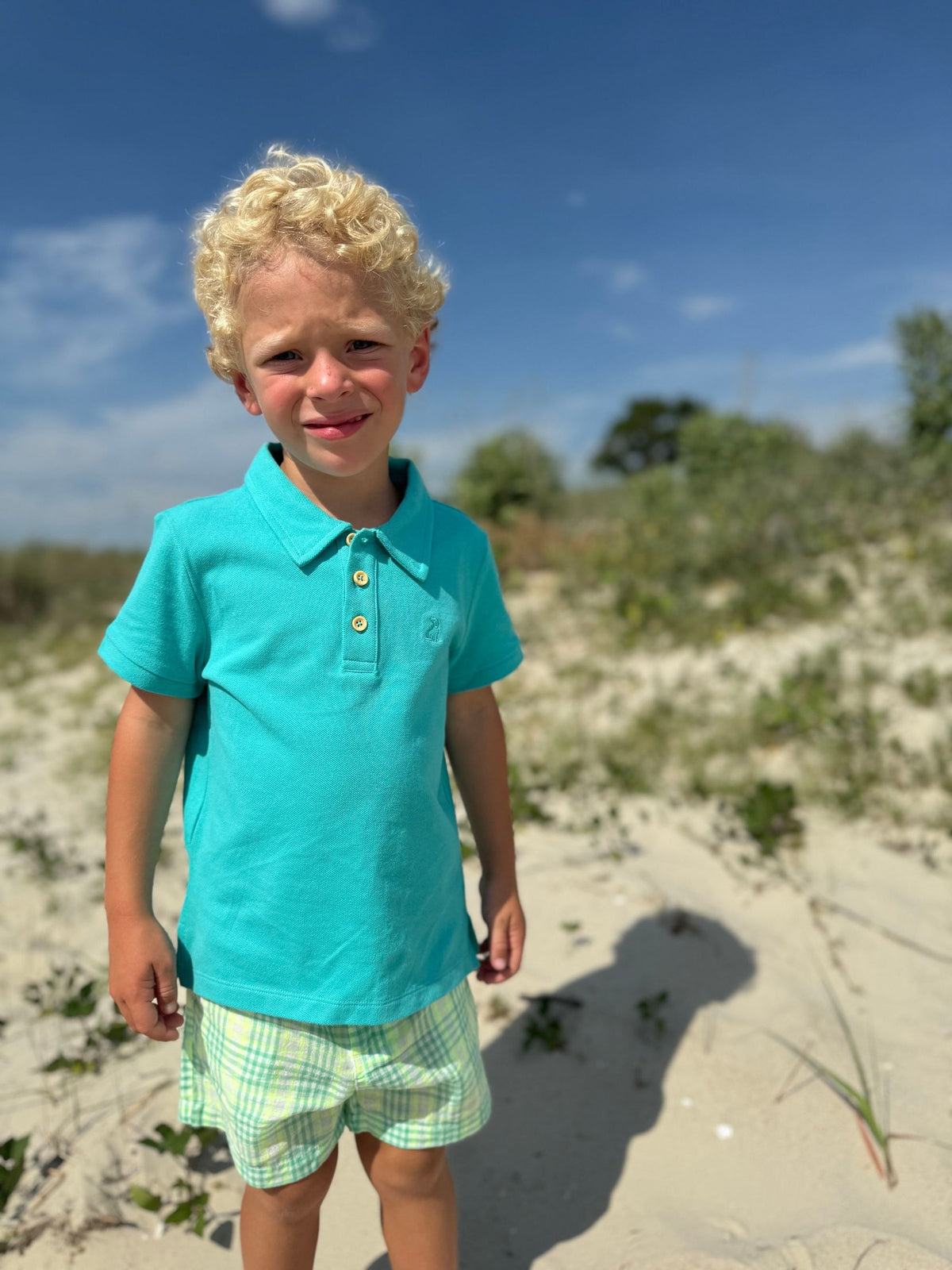 Me & Henry Shipping Polo / Aqua