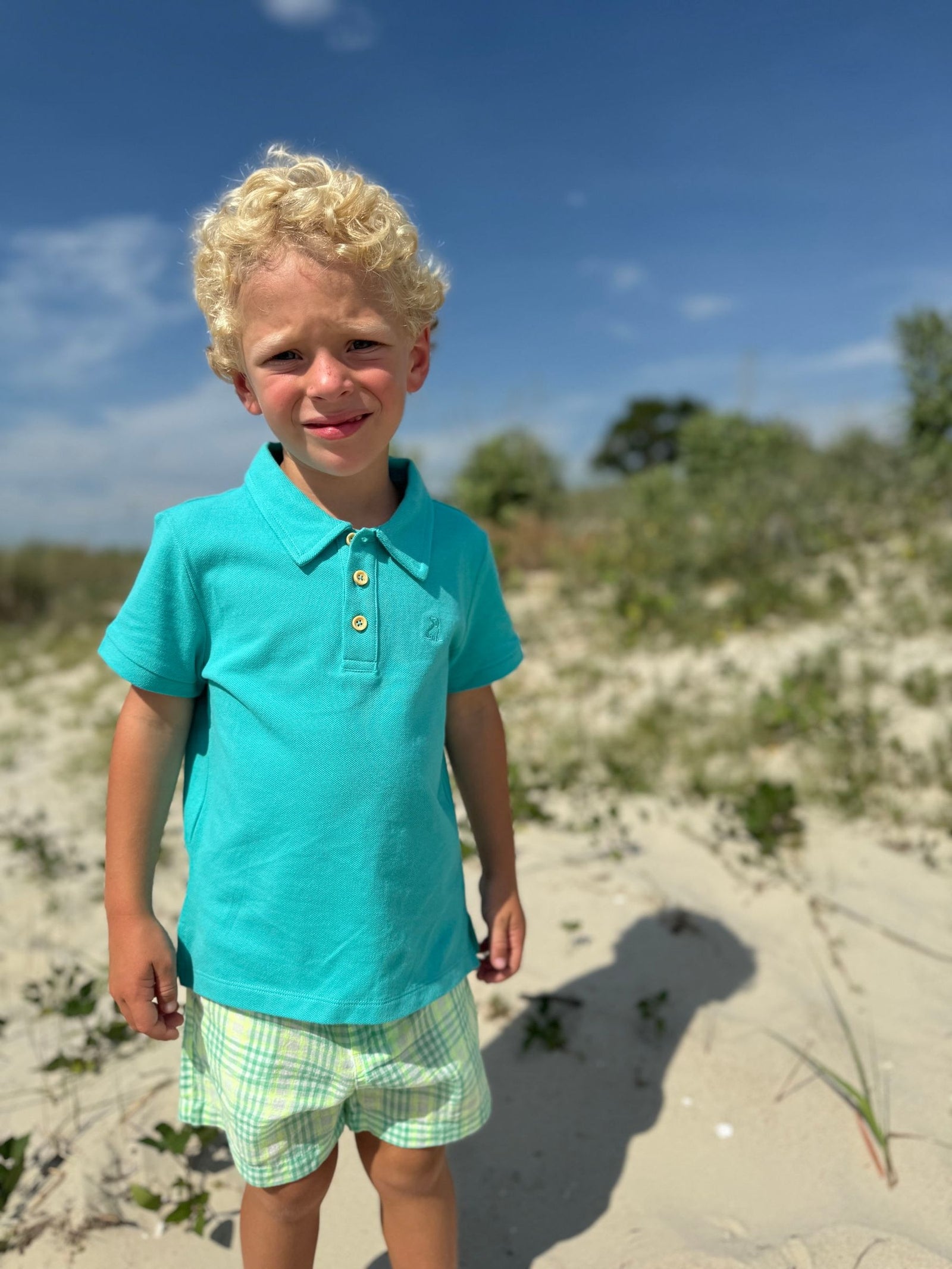 Me & Henry Shipping Polo / Aqua