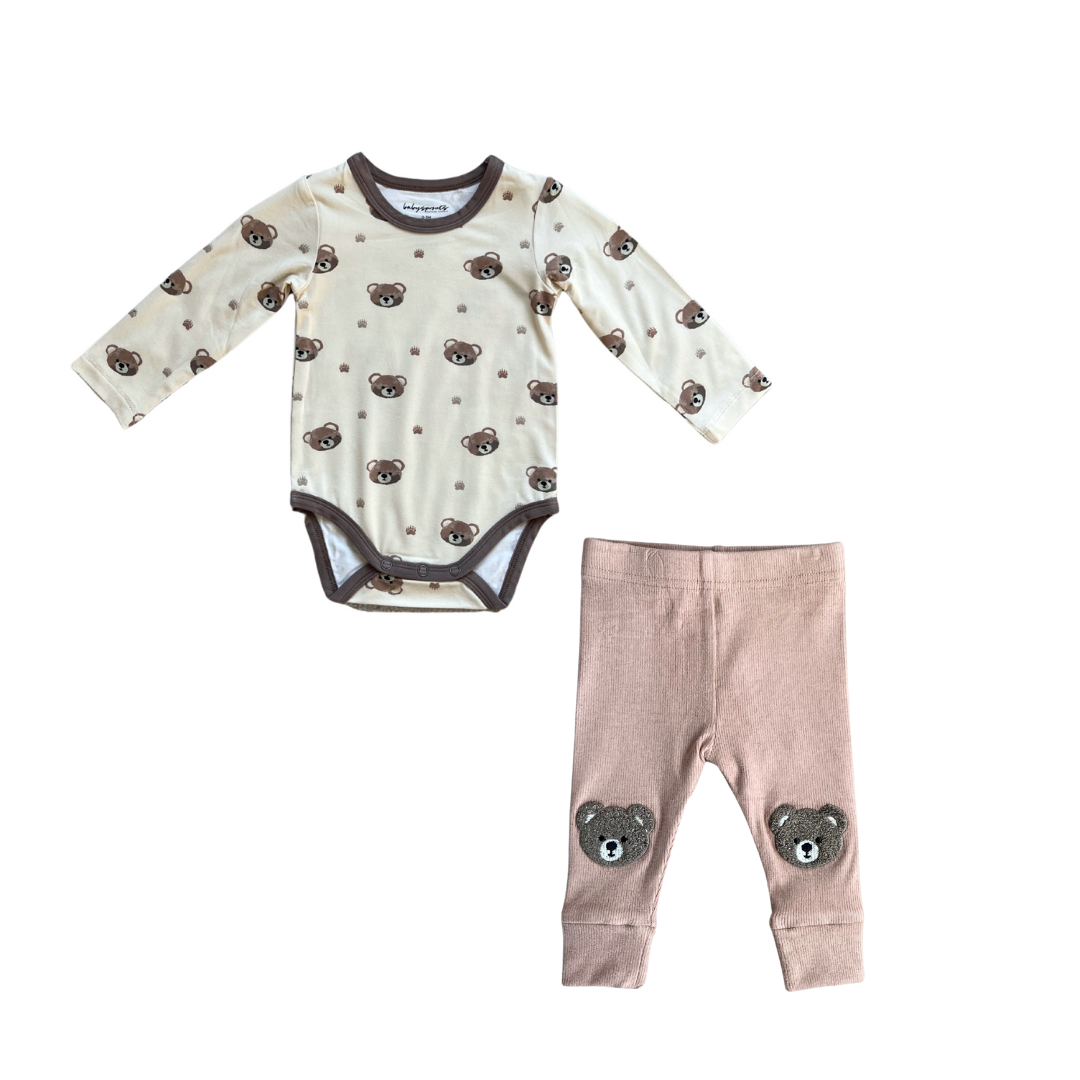 Babysprouts Baby Bear Bodysuit + Leggings Set