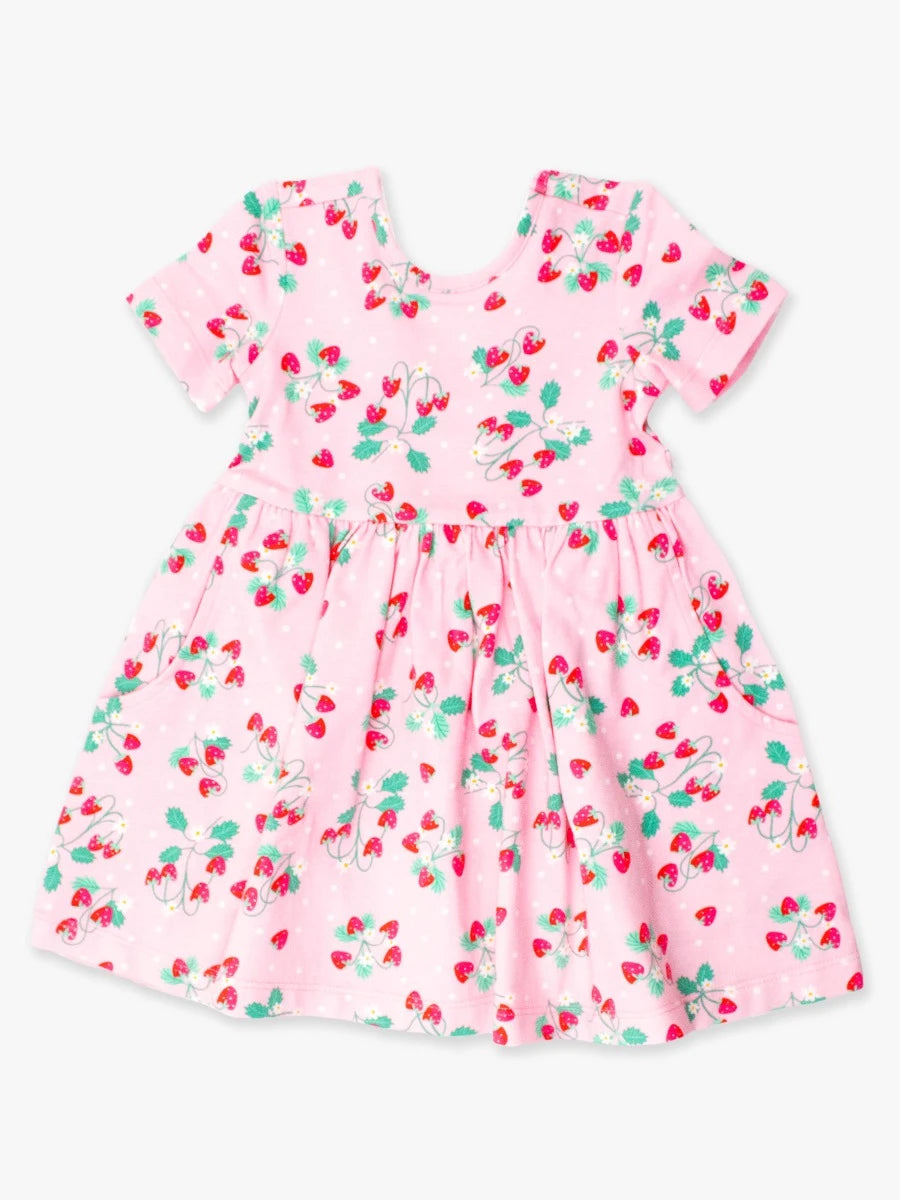 RuffleButts Sweet as Strawberries Twirl Dress / 2T