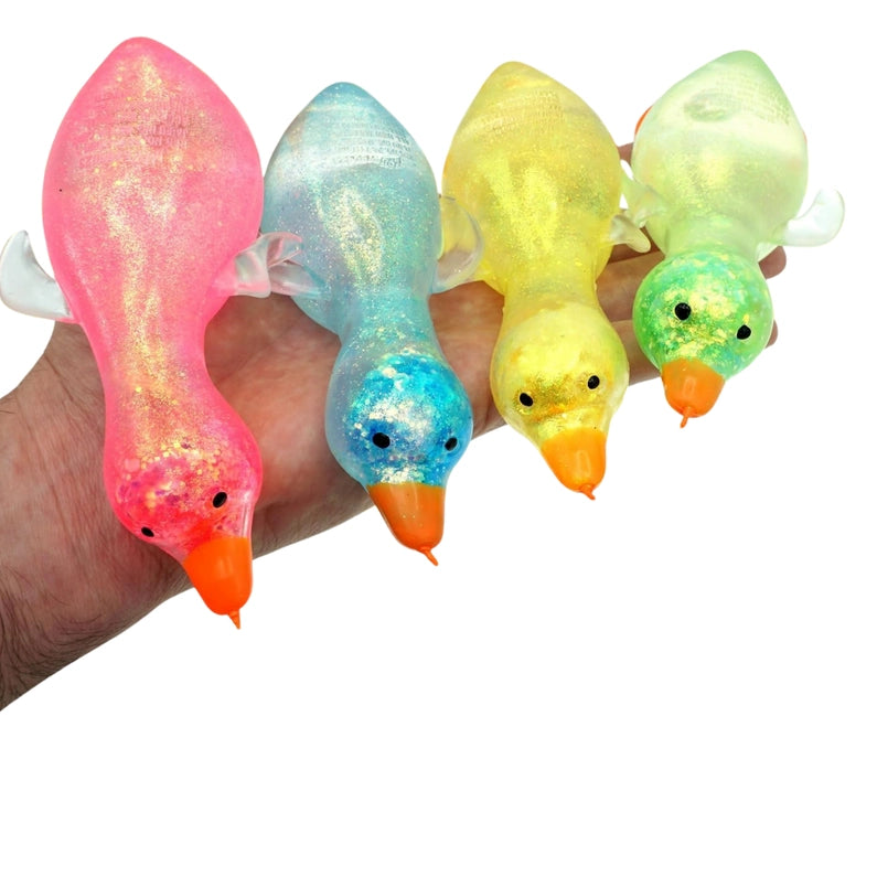 Glitter Sugar Squishy Duck Toy