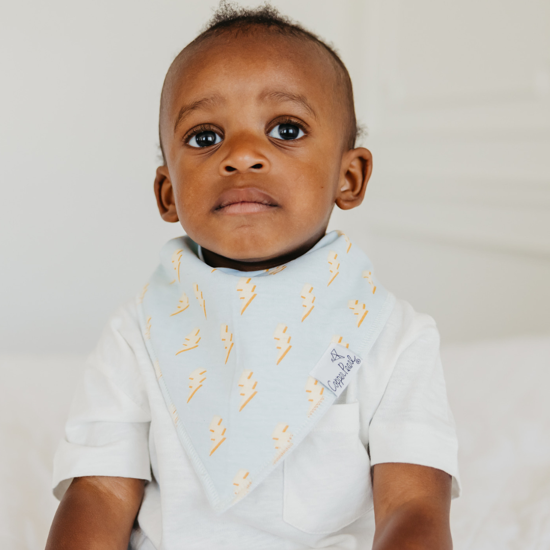 Copper Pearl Bandana Bibs / Vance