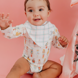 Copper Pearl Bandana Bib / Juliet