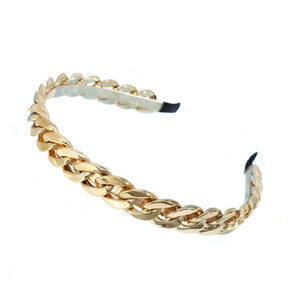 Metallic Glam Chain Headband